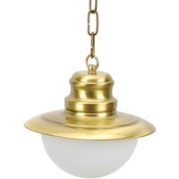 Pendelleuchte Messing Glas Ø20cm außen Maritim von Lido Light Fixture Man. LTD