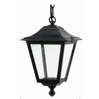 Pendelleuchte außen IP44 Rustikal Aluminium Schwarz E27 von Lido Light Fixture Man. LTD