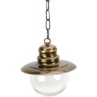 Premium Außenleuchte Terrasse Balkon Glas Messing von Lido Light Fixture Man. LTD
