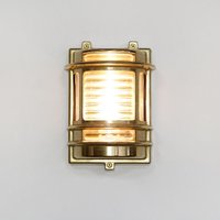 Rostfreie Wandleuchte Außen Echt-Messing GRACIA von Lido