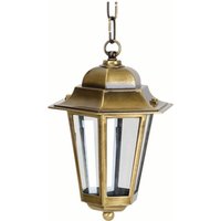 Rustikale Hängeleuchte Messing IP43 Balkon Terrasse von Lido Light Fixture Man. LTD