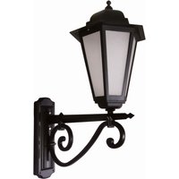 Rustikale Wandlaterne BRIANA Schwarz H:80cm groß von Lido