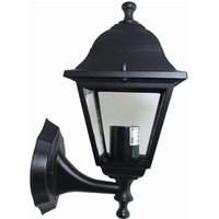 Rustikale Wandleuchte Außen Schwarz E27 IP44 Garten Haus von Lido