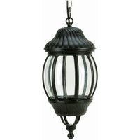 Schwarze Pendelleuchte außen regengeschützt Rustikal von Lido Light Fixture Man. LTD