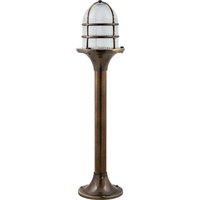 Standleuchte Garten Weg FESTOS Messing Glas rostfrei von Lido Light Fixture Man. LTD