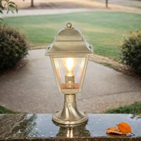 Stehlampe PAXI Messing H:39cm Rustikal Garten Weg von Lido Light Fixture Man. LTD