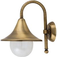 Wandlampe Außen Messing Haus Hof Maritim IP23 von Lido