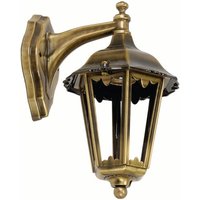 Wandlampe Außen Messing Hof Rustikal Antik IP43