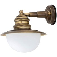 Wandlampe Außen Messing Maritim Hof rostfrei PELLA Wandlampe Außen Messing Maritim Hof rostfrei PELLA von Lido