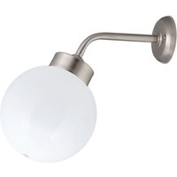 Wandlampe Außen Nickel Weiß Echt-Messing IP43 Hof Wandlampe Außen Nickel Weiß Echt-Messing IP43 Hof von Lido