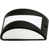 Wandlampe Außen Schwarz Weiß IP44 vielseitig E27 von Lido