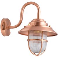 Wandlampe Echt-Messing IP64 Maritim in Kupfer von Lido Light Fixture Man. LTD