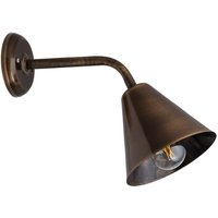 Wandlampe Messing Schirm Ø16cm DANAE Schlafzimmer von Lido