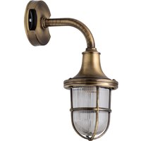Wandleuchte Außen Messing Hof Balkon Maritim IP64 von Lido Light Fixture Man. LTD