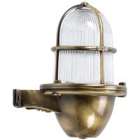 Wandleuchte Außen Messing Maritim IP64 Hof Antik von Lido
