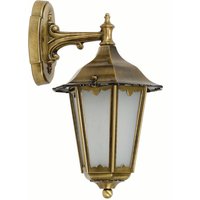 Wandleuchte Außen Terrasse Hof Messing Rustikal IP43 von Lido Light Fixture Man. LTD