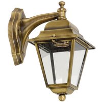 Wandleuchte Messing IP43 Rustikal Balkon Hof von Lido Light Fixture Man. LTD