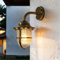 Wandleuchte Messing Maritim IP64 Haus Hof Haustür von Lido Light Fixture Man. LTD