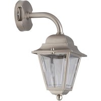 Wandleuchte Nickel IP43 Echt-Messing Wand außen von Lido Light Fixture Man. LTD