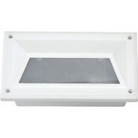 Weiße Einbauleuchte außen IP44 E27 Aluminium B:22,5cm von Lido Light Fixture Man. LTD