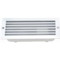 Weißer Einbaustrahler außen IP44 E27 Aluminium B:24cm von Lido