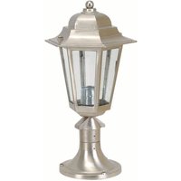 Wetterfeste Gartenleuchte in Nickel Rustikal H:38cm Wetterfeste Gartenleuchte in Nickel Rustikal H:38cm von Lido
