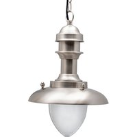 Wetterfeste Hängelampe LAURION Nickel Maritim IP43 von Lido Light Fixture Man. LTD