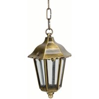Wetterfeste Pendelleuchte THASOS Messing Rustikal von Lido Light Fixture Man. LTD