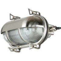 Wetterfeste Wandlampe SKIATHOS Nickel Maritim IP64 von Lido Light Fixture Man. LTD