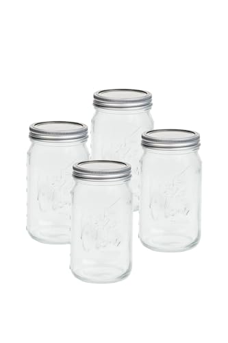 LIEBLINGSGLAS | 4er Set Oleni Mason Jar | 1000ml Vorratsgläser | Luftdicht & Langlebig | Praktisches Geschenk | Vorratsdosen & Getränkebehälter | Original Mason Jars Design | Meal Prep Gläser LIEBLINGSGLAS | 4er Set Oleni Mason Jar | 1000ml Vorratsgläser | Luftdicht & Langlebig | Praktisches Geschenk | Vorratsdosen & Getränkebehälter | Original Mason Jars Design | Meal Prep Gläser von LIEBLINGSGLAS