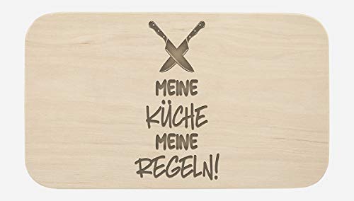 LIEBTASTISCH Frühstücksbrett mit Gravur - ''Meine Küche Meine Regeln'' hochwertige Qualität - Schneidebrett - Geschenkidee - Koch - Köchin LIEBTASTISCH Frühstücksbrett mit Gravur - ''Meine Küche Meine Regeln'' hochwertige Qualität - Schneidebrett - Geschenkidee - Koch - Köchin von LIEBTASTISCH