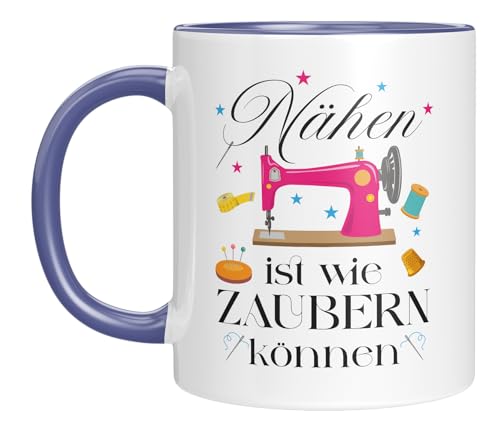 LIEBTASTISCH Kaffeetasse für Näherinnen mit Spruch | Nähen ist wie Zaubern können, mit Motiv Nähmaschine | Kaffeebecher 330 ml | Geschenkidee LIEBTASTISCH Kaffeetasse für Näherinnen mit Spruch | Nähen ist wie Zaubern können, mit Motiv Nähmaschine | Kaffeebecher 330 ml | Geschenkidee von LIEBTASTISCH