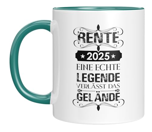 LIEBTASTISCH - Rente 2025 - Eine echte Legende verlässt das Gelände - Geschenk zum Ruhestand - Mann - Renteneintritt - Abschiedsgeschenk von LIEBTASTISCH