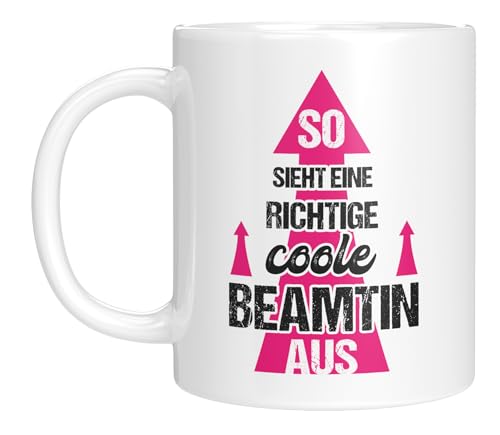 Tasse mit Spruch - So sieht eine echt coole Beamtin aus - Beamte - Bürotasse - lustig - Statement - tolle Geschenkidee - Geburtstagsgeschenk - Verbeamtung von LIEBTASTISCH