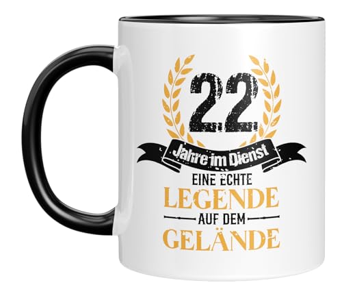 Tasse zum Jubiläum | 22 Jahre im Dienst | Eine echte Legende auf dem Gelände | Geschenkidee für Jubiläum und langjährige Mitarbeiter | Kaffeebecher 330 ml Tasse zum Jubiläum | 22 Jahre im Dienst | Eine echte Legende auf dem Gelände | Geschenkidee für Jubiläum und langjährige Mitarbeiter | Kaffeebecher 330 ml von LIEBTASTISCH