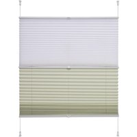 LIEDECO Klemmfix Plissee, 75x130 cm - beige von LIEDECO