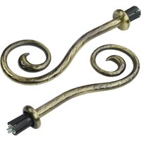 Liedeco Gardinenstangen-Endstück "Endstück, Endknopf Spirale "Esperanca" für 16 mm Stangen" Endstück, Endknopf von LIEDECO