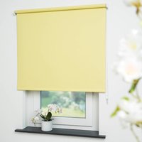 Liedeco Seitenzugrollo "Uni", verdunkelnd, energiesparend, mit Bohren von LIEDECO