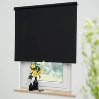 Liedeco Springrollo "Uni" verdunkelnd Perlreflex-beschichtet mit Bohren freihängend Rollo Hergestellt in Deutschland von LIEDECO