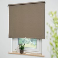 Liedeco Springrollo "Uni" verdunkelnd Perlreflex-beschichtet mit Bohren freihängend Rollo Hergestellt in Deutschland von LIEDECO