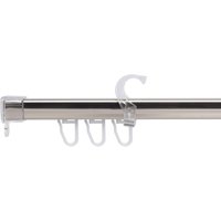 Liedeco U-Schiene "U-STORELAU01GS" 1 läufig-läufig Fixmaß von LIEDECO