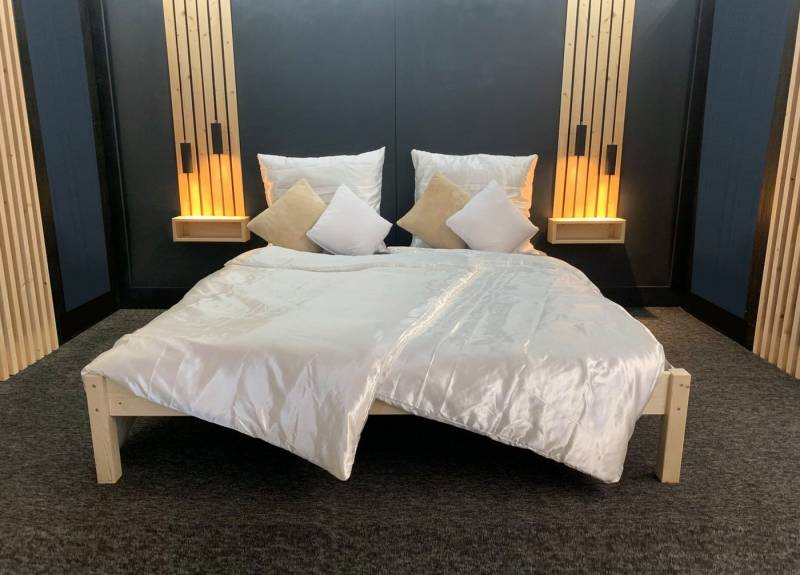 LIEGEWERK Holzbett Futonbett Bett Holzbett 90x200 100x200 120x200 140x200 180x200, Massivholzbett aus naturbelassenem Echtholz LIEGEWERK Holzbett Futonbett Bett Holzbett 90x200 100x200 120x200 140x200 180x200, Massivholzbett aus naturbelassenem Echtholz von LIEGEWERK