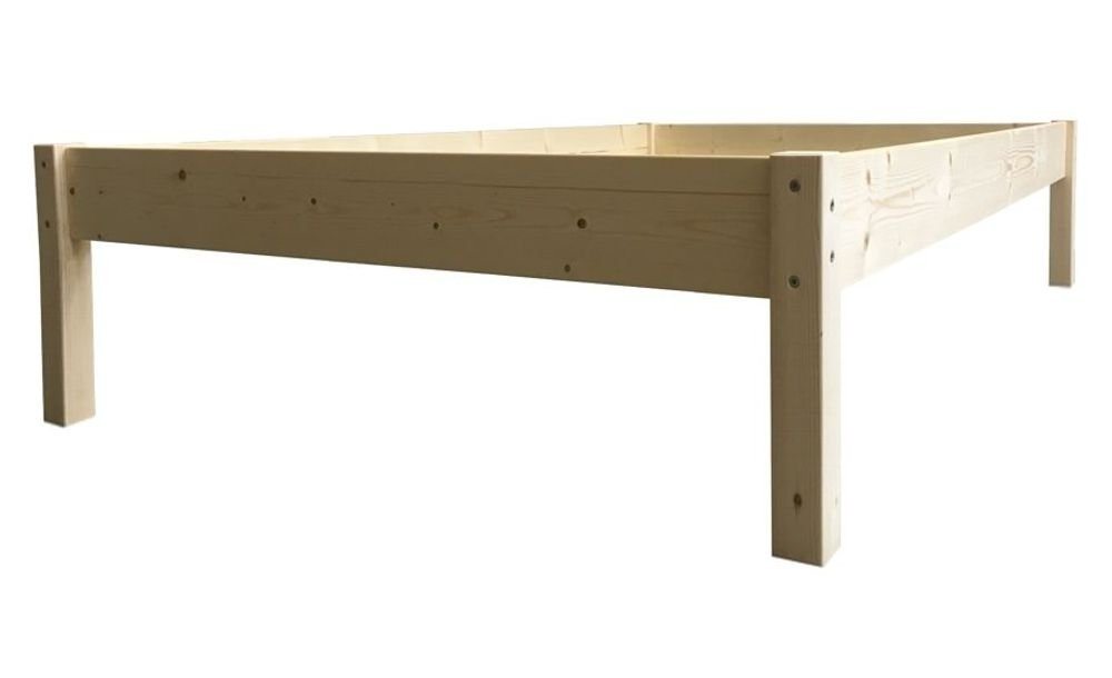 LIEGEWERK Massivholzbett Erhöhtes Bett Seniorenbett Massivholz 90x200 100x200 140x200 180x200, Massivholzbett / Bettgestell natur massiv LIEGEWERK Massivholzbett Erhöhtes Bett Seniorenbett Massivholz 90x200 100x200 140x200 180x200, Massivholzbett / Bettgestell natur massiv von LIEGEWERK