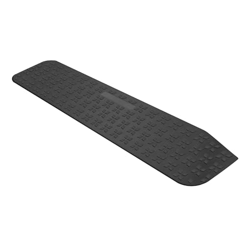 LIEKUMM Gummi Türschwellenrampe 5 cm Höhe, rutschfeste Rollstuhlrampe mit Polarstern-Muster, 1000 kg Tragkraft Rollstuhlrampe für Türöffnungen, Stufen, Bordsteine, Scooter, Kinderwagen, Motorrad von LIEKUMM