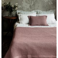 Rosa Waffeldecke. Hotel Waffel Decke, Decke Für Schlafzimmer. Bettüberwurf. Baumwoll-Waffeldecke. Hochwertiger Überwurf von LIEMHOME