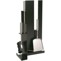 Kamingarnitur Kaminzubehör Kaminbesteck schwarz beschichtet Besteck & Griffe aus Edelstahl Kamingarnitur Kaminzubehör Kaminbesteck schwarz beschichtet Besteck & Griffe aus Edelstahl von LIENBACHER