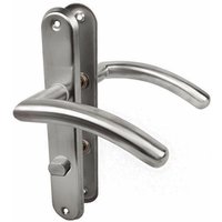 Lienbacher - Türgriff Türbeschlag Türdrücker Türklinke Langschild Edelstahl Modell Swing-LS wc din Norm von LIENBACHER