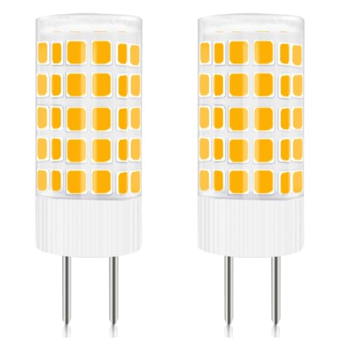 LIENNGKE GY6.35 LED 12V Lampe Ersetzt 40W 50W Halogenlampe Niedervoltlampe 12V Warmweiß 3000K 500lm 4W Bi-Pin Leuchtmitteln 2er Pack [MEHRWEG] von LIENNGKE