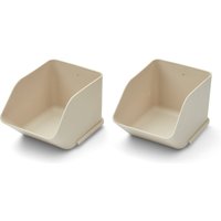 LIEWOOD - Rosemary Aufbewahrungsbox, small, sandy (2er-Set) von LIEWOOD