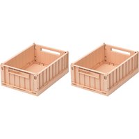 LIEWOOD - Weston Aufbewahrungsbox, 25 x 18 x 9,5 cm, tuscany rose (2er-Set) von LIEWOOD